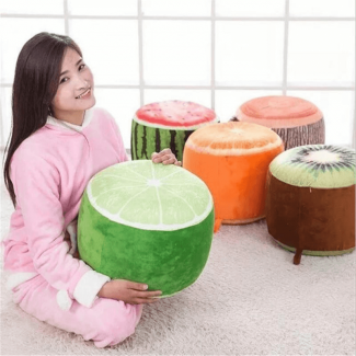 3D Fruit Inflatable Foldable Stool - Lightweight, Portable, Comfortable Design Price in Pakistan | LAPTAB