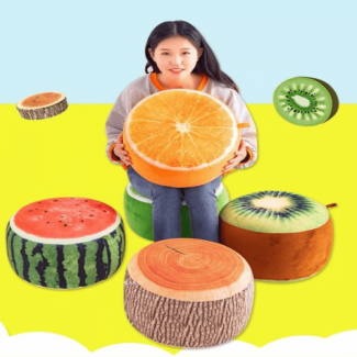 3D Fruit Inflatable Foldable Stool - Lightweight, Portable, Comfortable Design Price in Pakistan | LAPTAB