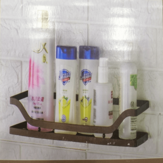 Single Layer Stainless Steel Collector Shelf for Bathroom Storage