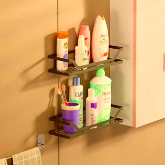 Single Layer Stainless Steel Collector Shelf for Bathroom Storage Price in Pakistan | LAPTAB