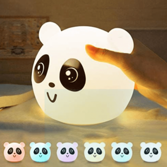 2 pcs Panda Night Light for Kids' Bedroom - Soft LED Glow for Sleep Price in Pakistan | LAPTAB