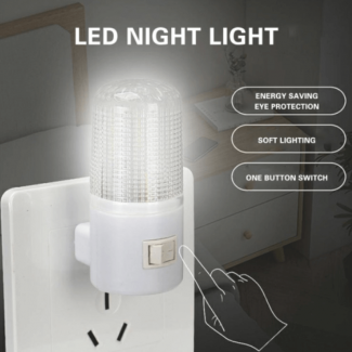 2 Pcs LED Dim Night Light Wall Plug for Peaceful Sleep in Kids Room Price in Pakistan | LAPTAB