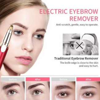 Portable Electric Eyebrow Trimmer with USB Cable for Painless Hair Removal Price in Pakistan | LAPTAB