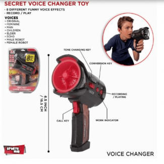 Voice Changing Speaker for Kids - 8 Modes for Fun Indoor & Outdoor Play