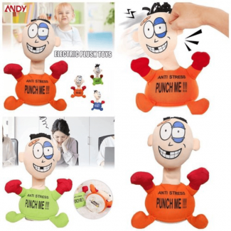 Punch Me Comfortable Touching Electric Plush Vent Toy