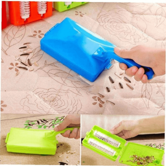 Handheld Double Roller Carpet Brush for Easy Home Cleaning and Dust Removal Price in Pakistan | LAPTAB