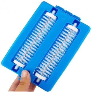 Handheld Double Roller Carpet Brush for Easy Home Cleaning and Dust Removal Price in Pakistan | LAPTAB