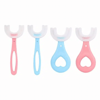 Kids U-Shaped Silicone Toothbrush for Easy and Effective Oral Care Price in Pakistan | LAPTAB