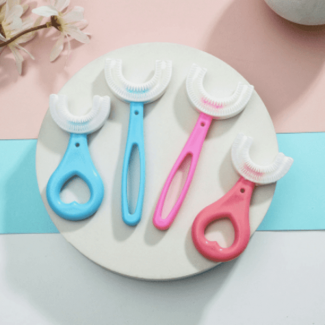 Kids U-Shaped Silicone Toothbrush for Easy and Effective Oral Care Price in Pakistan | LAPTAB