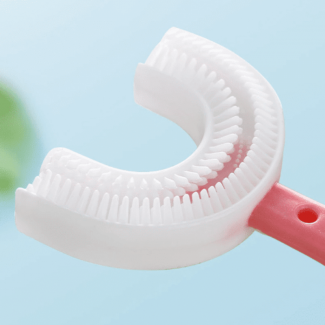 Kids U-Shaped Silicone Toothbrush for Easy and Effective Oral Care Price in Pakistan | LAPTAB