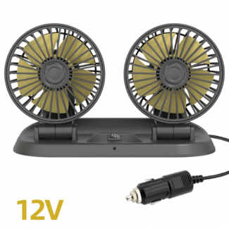 Fast Cooling Dashboard Double Heads Mini Fan for Cars and SUVs Price in Pakistan | LAPTAB