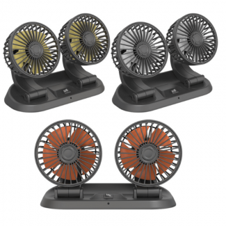 Fast Cooling Dashboard Double Heads Mini Fan for Cars and SUVs Price in Pakistan | LAPTAB