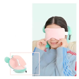 Neck Support Pillow and Eye Mask 2 in 1 for Comfortable Travel Rest Price in Pakistan | LAPTAB