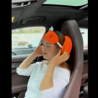 Neck Support Pillow and Eye Mask 2 in 1--For Travellers