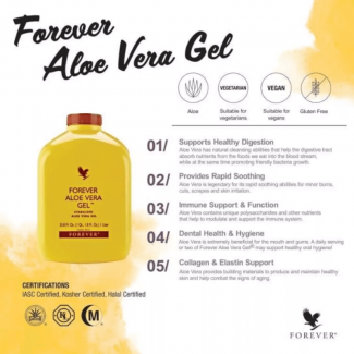 Forever Living Aloe Vera Gel 1000 ml - Pure Organic Digestive Support Price in Pakistan | LAPTAB