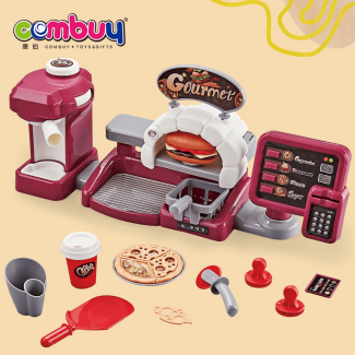 Cafe Role Play Kids Coffee Maker Toy Set for Imaginative Play