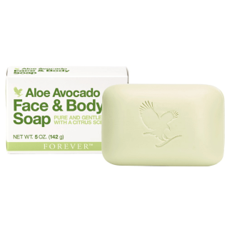 Forever Aloe Avocado Face and Body Bar Soap for Smooth, Moisturized Skin