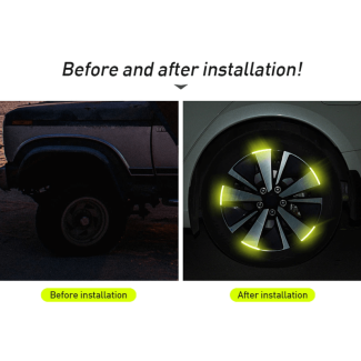 40 Strips Tire Reflective Stickers for Enhanced Night Visibility Price in Pakistan | LAPTAB