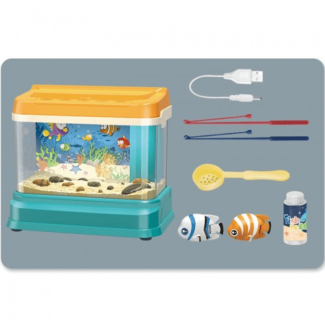 Electric Fish Tank Set for Kids - Magnetic Fishing Toy with Water Circulation Price in Pakistan | LAPTAB