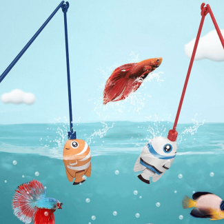 Electric Fish Tank Set for Kids - Magnetic Fishing Toy with Water Circulation Price in Pakistan | LAPTAB