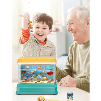 Electric Fish Tank Set for Kids - Magnetic Fishing Toy with Water Circulation Price in Pakistan | LAPTAB