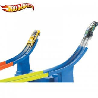 HOT WHEELS Super Car Track Set with Launcher and Finish Gate for Kids Price in Pakistan | LAPTAB