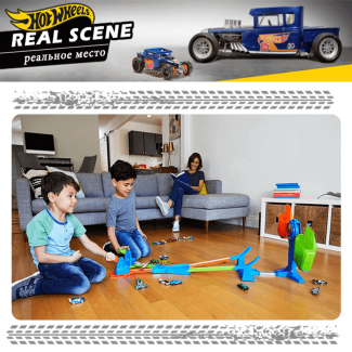 HOT WHEELS Super Car Track Set with Launcher and Finish Gate for Kids Price in Pakistan | LAPTAB