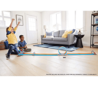 Hot Wheels Double Circle Sprint Car Track Set with Launcher and Finish Gate Price in Pakistan | LAPTAB