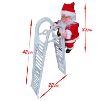 Santa Claus Climbing Chimney Electric Wall Toy for Festive Decor Price in Pakistan | LAPTAB