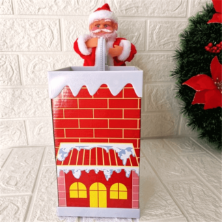 Santa Claus Climbing Chimney Electric Wall Toy for Festive Decor Price in Pakistan | LAPTAB