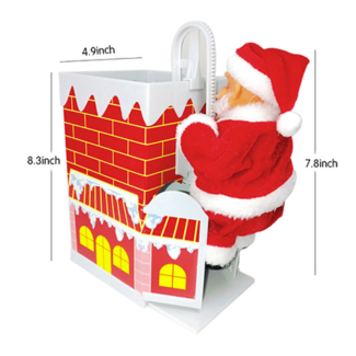 Santa Claus Climbing Chimney Electric Wall Toy for Festive Decor Price in Pakistan | LAPTAB