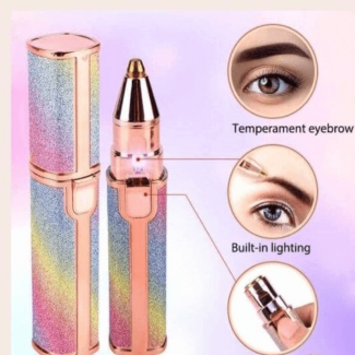 Electric Eyebrow Trimmer 2 In 1 Painless Hair Shaver for Sensitive Skin Price in Pakistan | LAPTAB