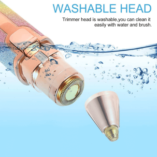 Electric Eyebrow Trimmer 2 In 1 Painless Hair Shaver for Sensitive Skin Price in Pakistan | LAPTAB