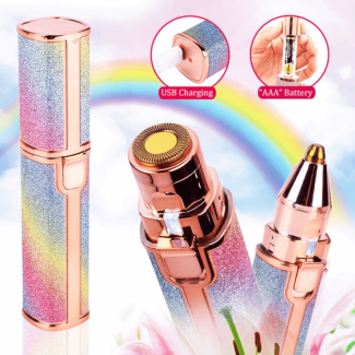 Electric Eyebrow Trimmer 2 In 1 Painless Hair Shaver for Sensitive Skin Price in Pakistan | LAPTAB
