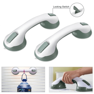 Suction Lock Helping Handle Safe Grip for Bathroom and Shower Stability Price in Pakistan | LAPTAB