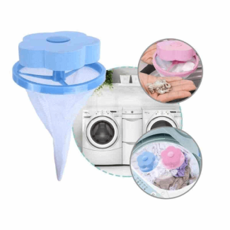 2 Pcs Flower Shape Mesh Filter Bag for Washing Machine - Lint & Hair Removal Price in Pakistan | LAPTAB