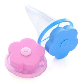 2 Pcs Flower Shape Mesh Filter Bag for Washing Machine - Lint & Hair Removal Price in Pakistan | LAPTAB