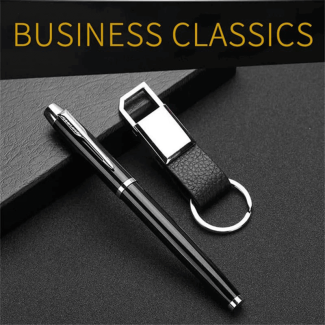 Business Gift Set with Card Holder, Key Ring & Pen for Professionals Price in Pakistan | LAPTAB