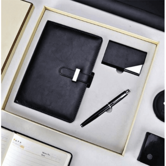 Elegant Gift Set with Card Holder, Diary, and Ink Pen - Multiple Colors Price in Pakistan | LAPTAB