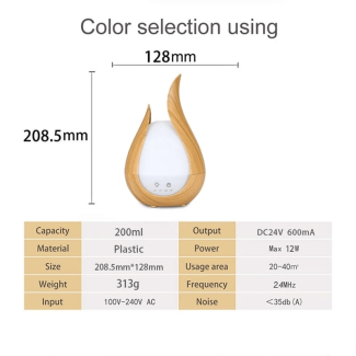 Cool Air Humidifier and Aroma Diffuser with 7 Color LED Lamp Price in Pakistan | LAPTAB