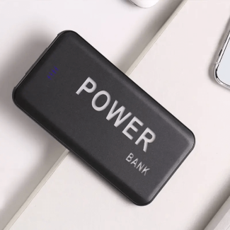 Power Bank 5000mAh with Light Up Logo, Dual Ports, Slim Design, Black Price in Pakistan | LAPTAB