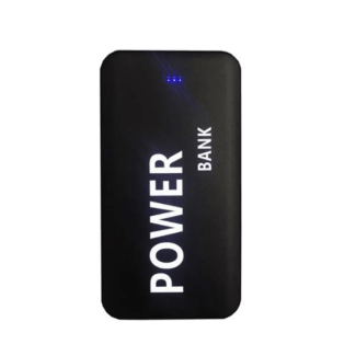 Power Bank 5000mAh with Light Up Logo, Dual Ports, Slim Design, Black Price in Pakistan | LAPTAB
