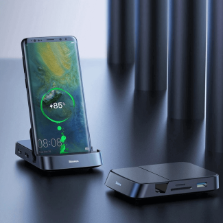 Baseus 7-in-1 USB Type C HUB Docking Station for Mobile Phones and Laptops Price in Pakistan | LAPTAB