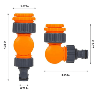 Rotatable Water Tap Splitter with Quick Connector for Irrigation Systems Price in Pakistan | LAPTAB