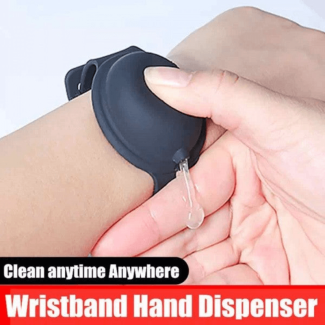 Versatile Wrist Band Hand Sanitizer Dispenser - Washable & Refillable Price in Pakistan | LAPTAB