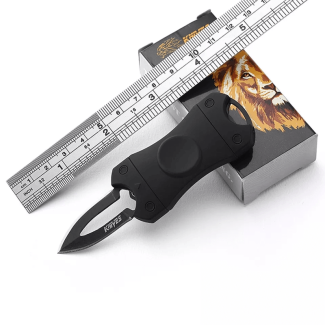 Gyro Fidget Spinner Mini Pocket Knife with Double Sided Cutting, 105mm Price in Pakistan | LAPTAB