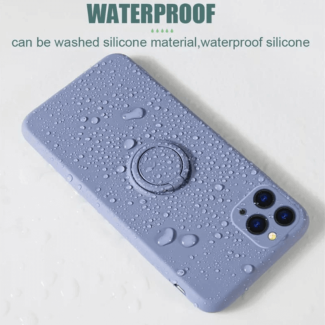 Silicone iPhone 11 Pro Max Cover with Ring Holder for Enhanced Grip Price in Pakistan | LAPTAB