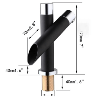 Basin Faucet Black Hot Cold Single Handle for Modern Bathrooms Price in Pakistan | LAPTAB