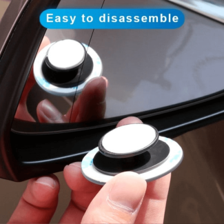 2 Pcs Blind Spot Mirror for Cars - Clear HD Glass, Convex Design Price in Pakistan | LAPTAB