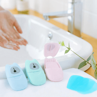 2 pcs Portable Disposable Paper Soap for On-the-Go Hand Washing Price in Pakistan | LAPTAB
